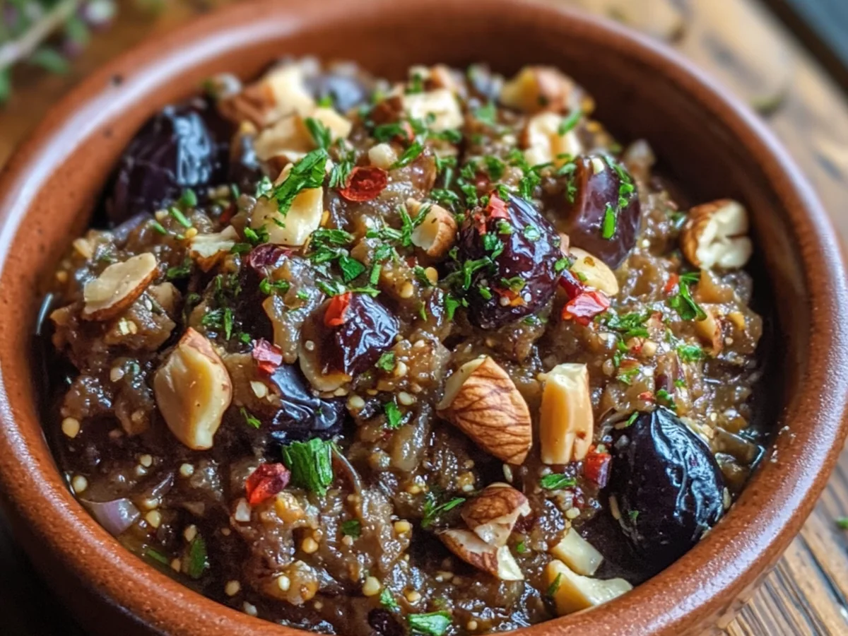 Perfect Fig & Walnut Delight: Savory Tapenade Bliss