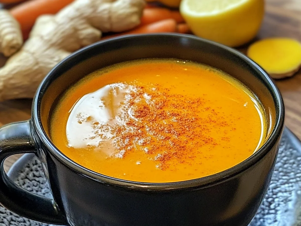 Ultimate Golden Elixir: Carrot Ginger Turmeric Syrup