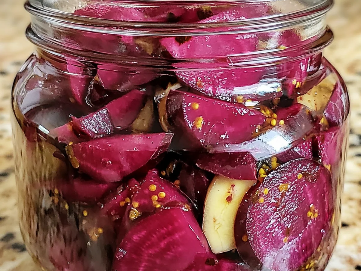 Best Zesty Spicy Ginger Pickled Beets Delight